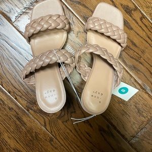 NWT target braided open toe sandals